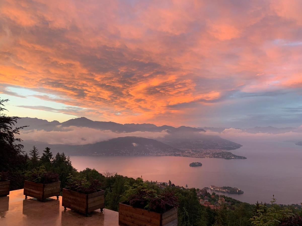 Private Luxury Spa & Silence Retreat With Spectacular View Over The Lake Maggiore Stresa Esterno foto