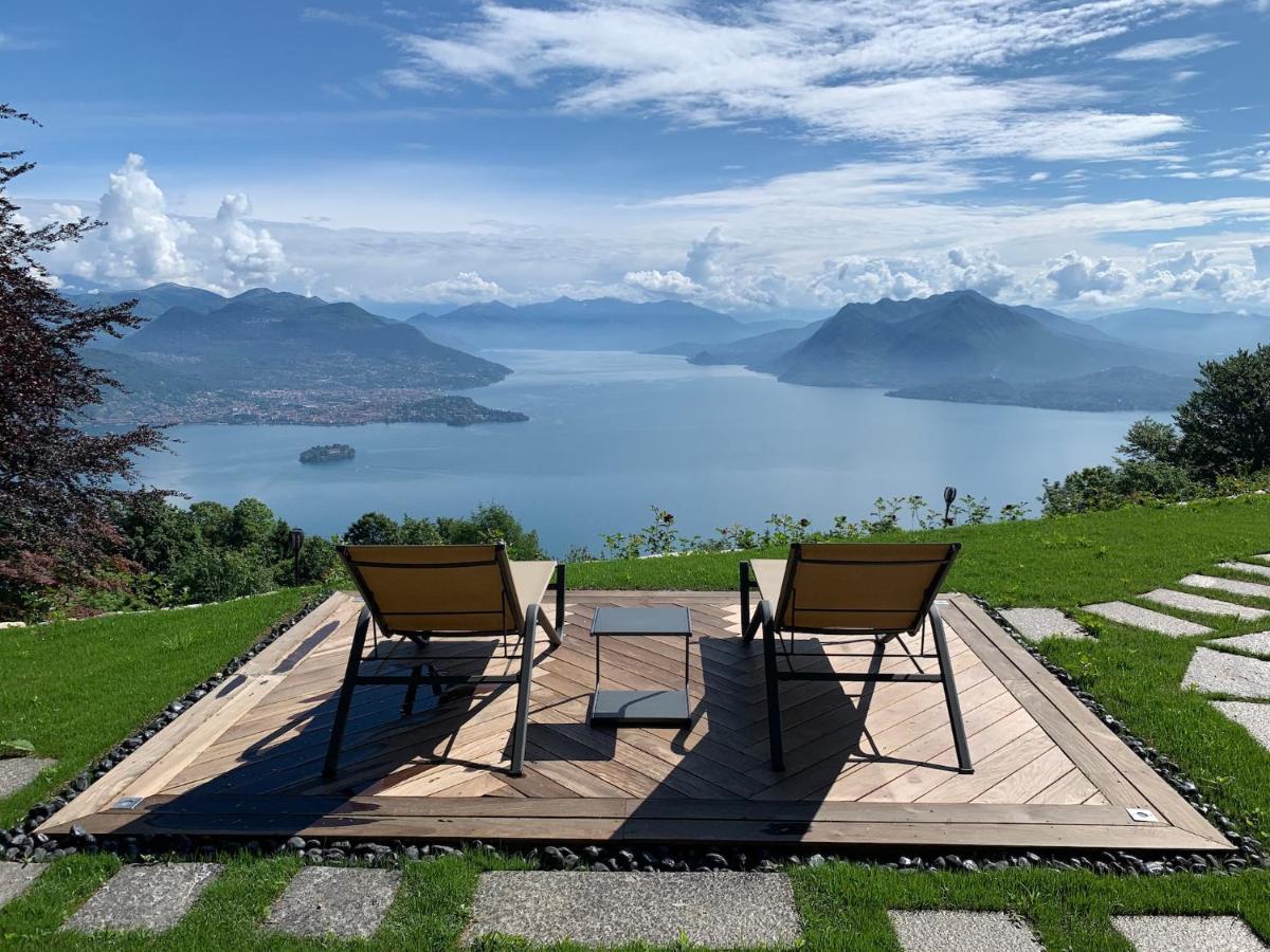 Private Luxury Spa & Silence Retreat With Spectacular View Over The Lake Maggiore Stresa Esterno foto