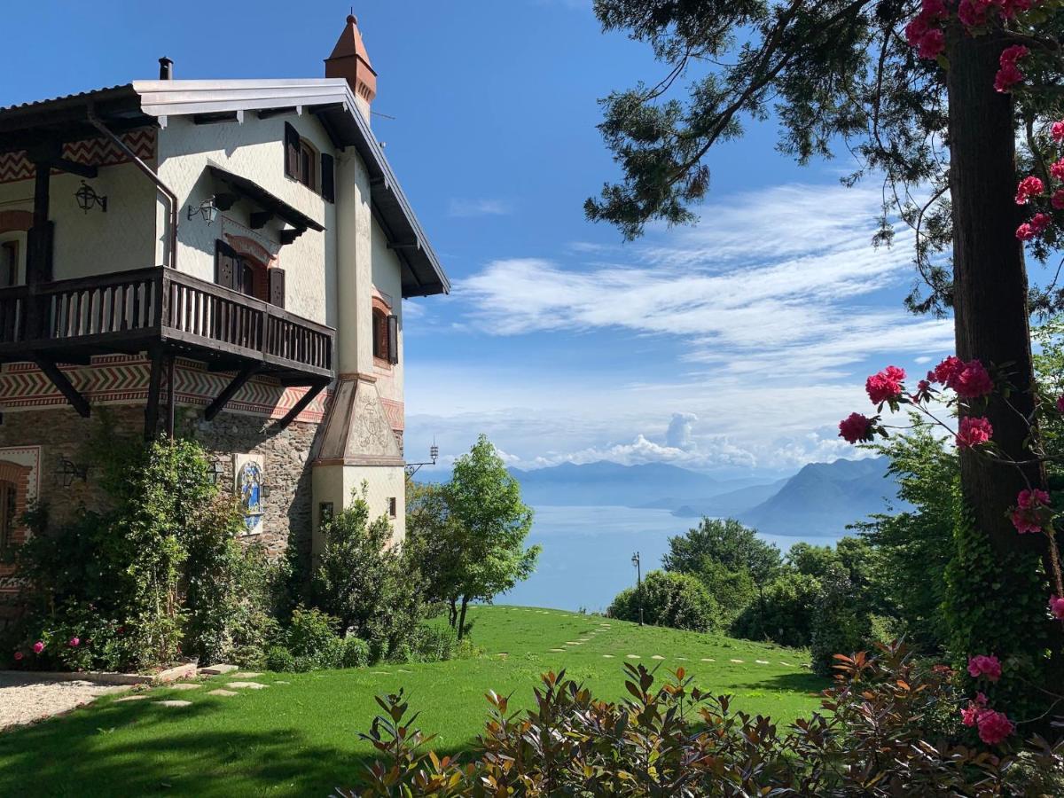 Private Luxury Spa & Silence Retreat With Spectacular View Over The Lake Maggiore Stresa Esterno foto