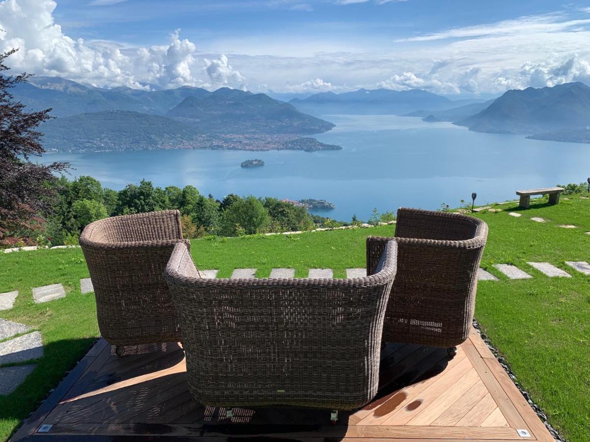 Private Luxury Spa & Silence Retreat With Spectacular View Over The Lake Maggiore Stresa Esterno foto