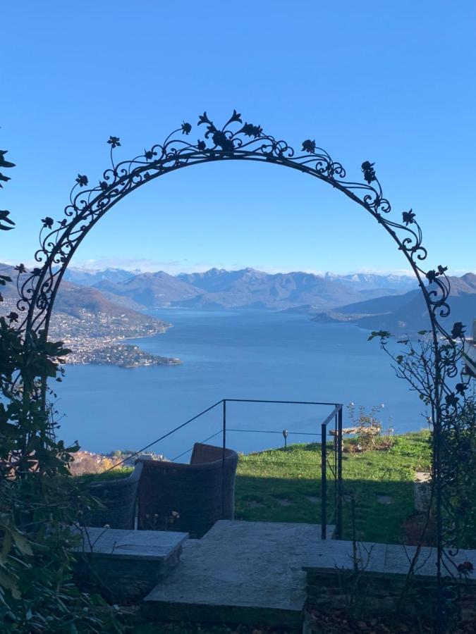 Private Luxury Spa & Silence Retreat With Spectacular View Over The Lake Maggiore Stresa Esterno foto