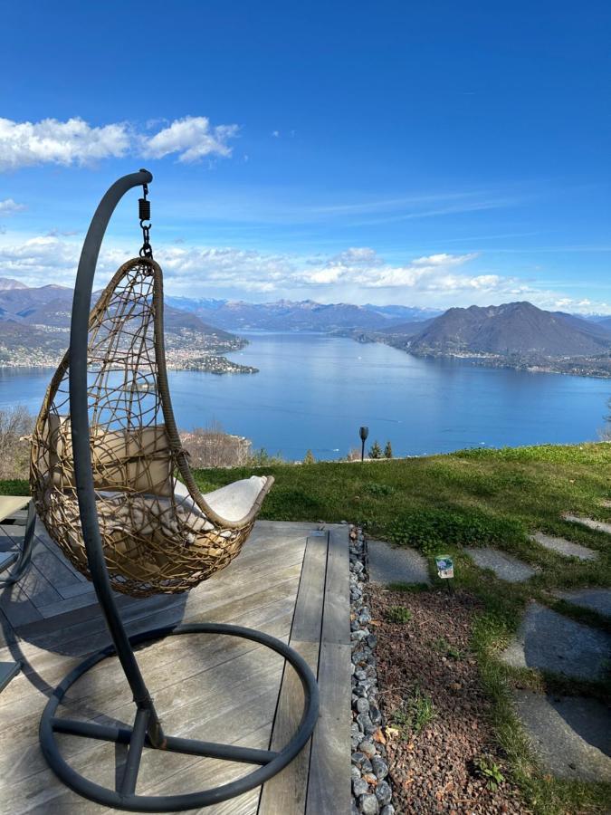 Private Luxury Spa & Silence Retreat With Spectacular View Over The Lake Maggiore Stresa Esterno foto