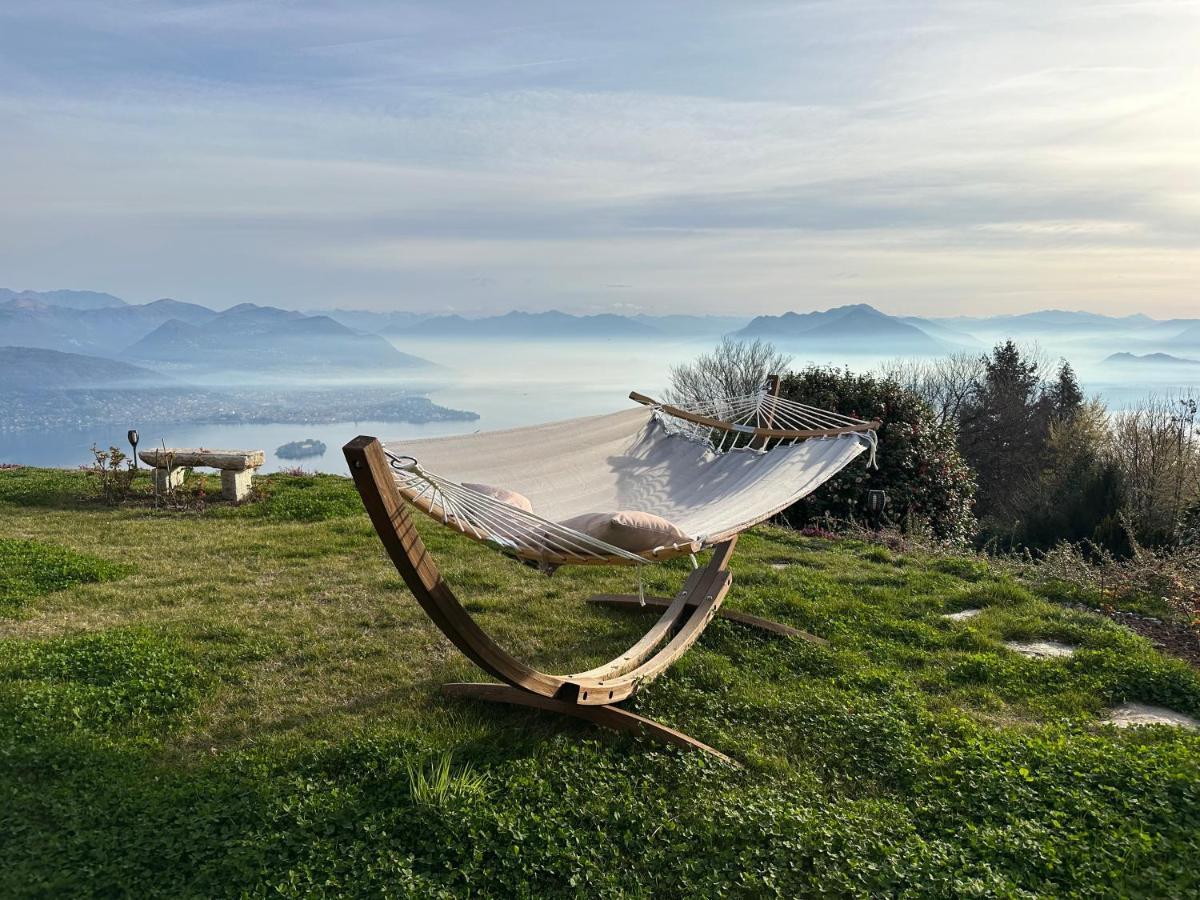 Private Luxury Spa & Silence Retreat With Spectacular View Over The Lake Maggiore Stresa Esterno foto