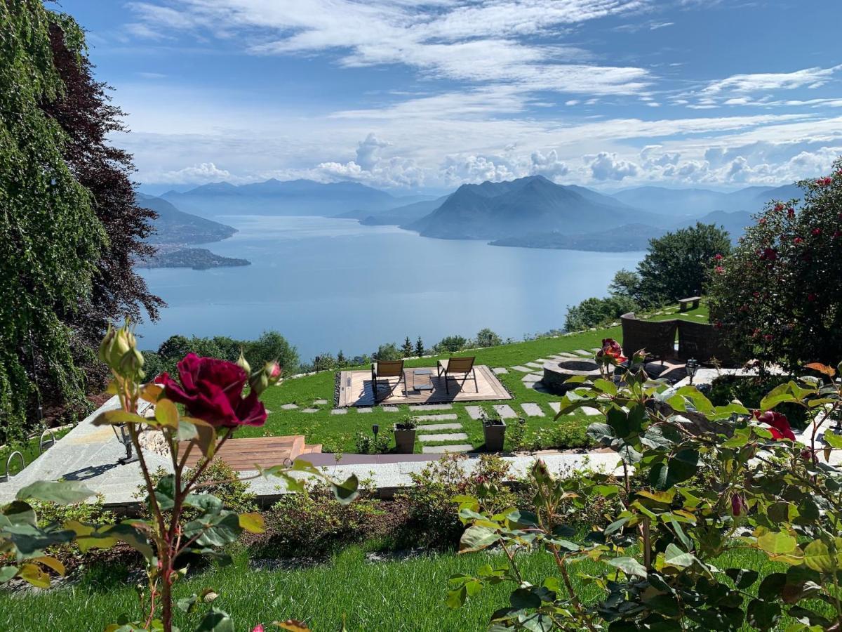 Private Luxury Spa & Silence Retreat With Spectacular View Over The Lake Maggiore Stresa Esterno foto