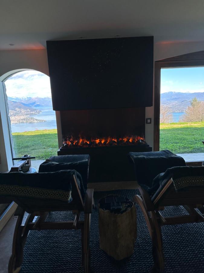 Private Luxury Spa & Silence Retreat With Spectacular View Over The Lake Maggiore Stresa Esterno foto
