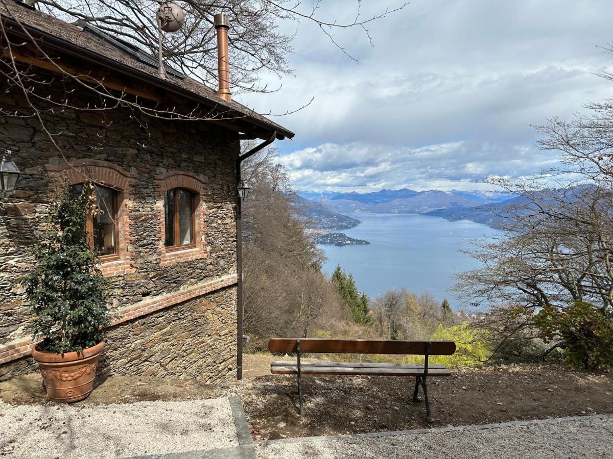 Private Luxury Spa & Silence Retreat With Spectacular View Over The Lake Maggiore Stresa Esterno foto
